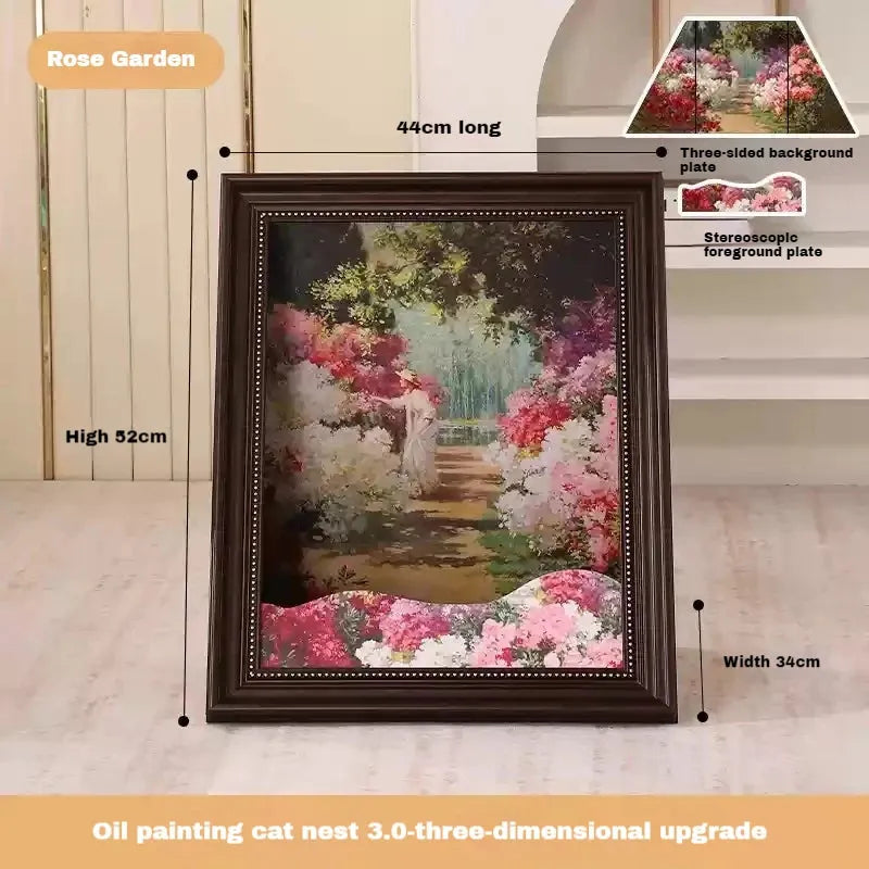 Mona Lisa Cat Scratch Board