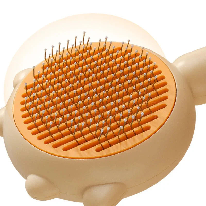 Pet Comb for Cats & Dogs - Gentle Grooming & Hair Removal Brush