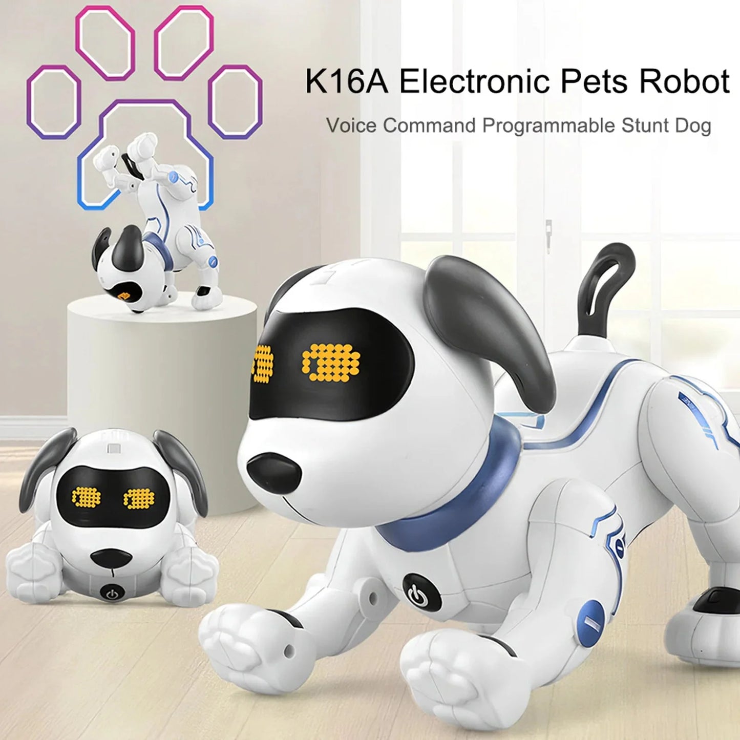 Smart Robot Puppy Voice Remote Control music dance Toy