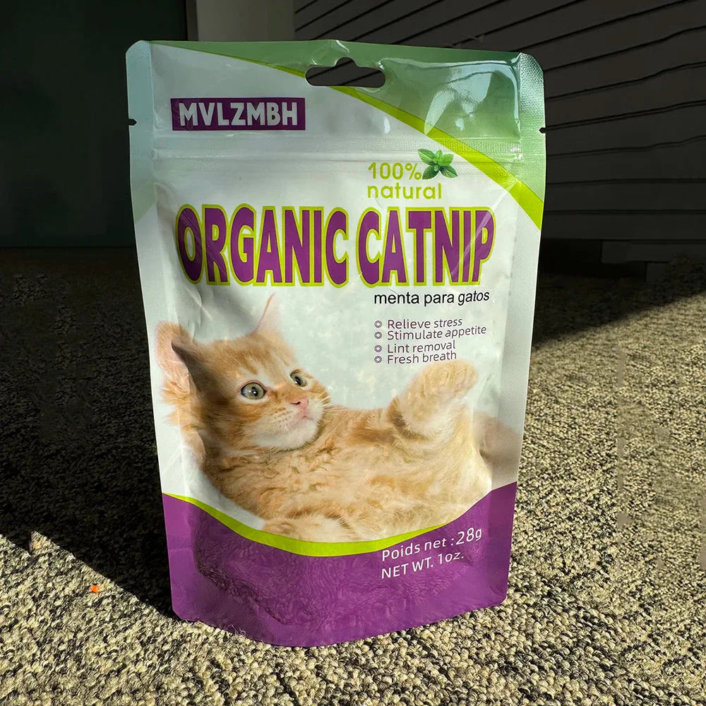 100% Organic Natural Catnip – Fun & Healthy Treat for Cats
