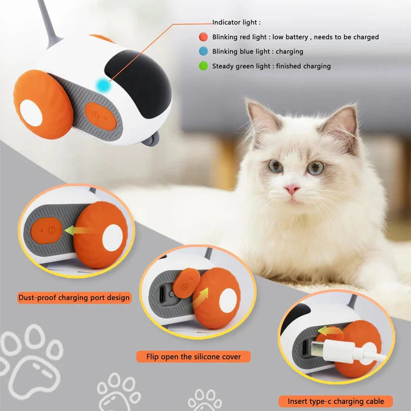 Smart Gravity Cat Toy Car – Interactive Automatic Moving Mouse