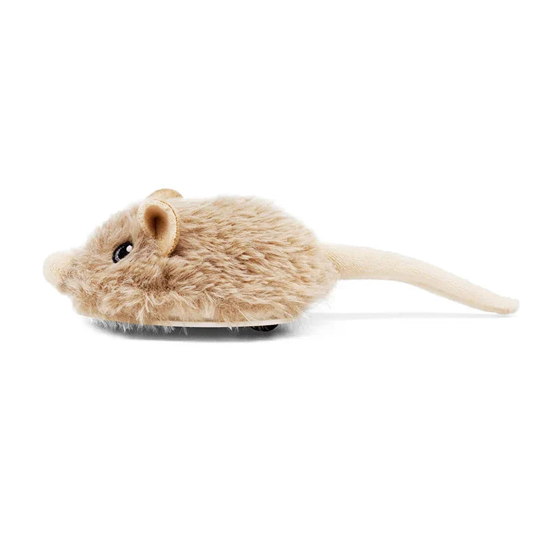 Rechargeable Moving Mouse Cat Toy – Interactive Sound & Motion for Kittens