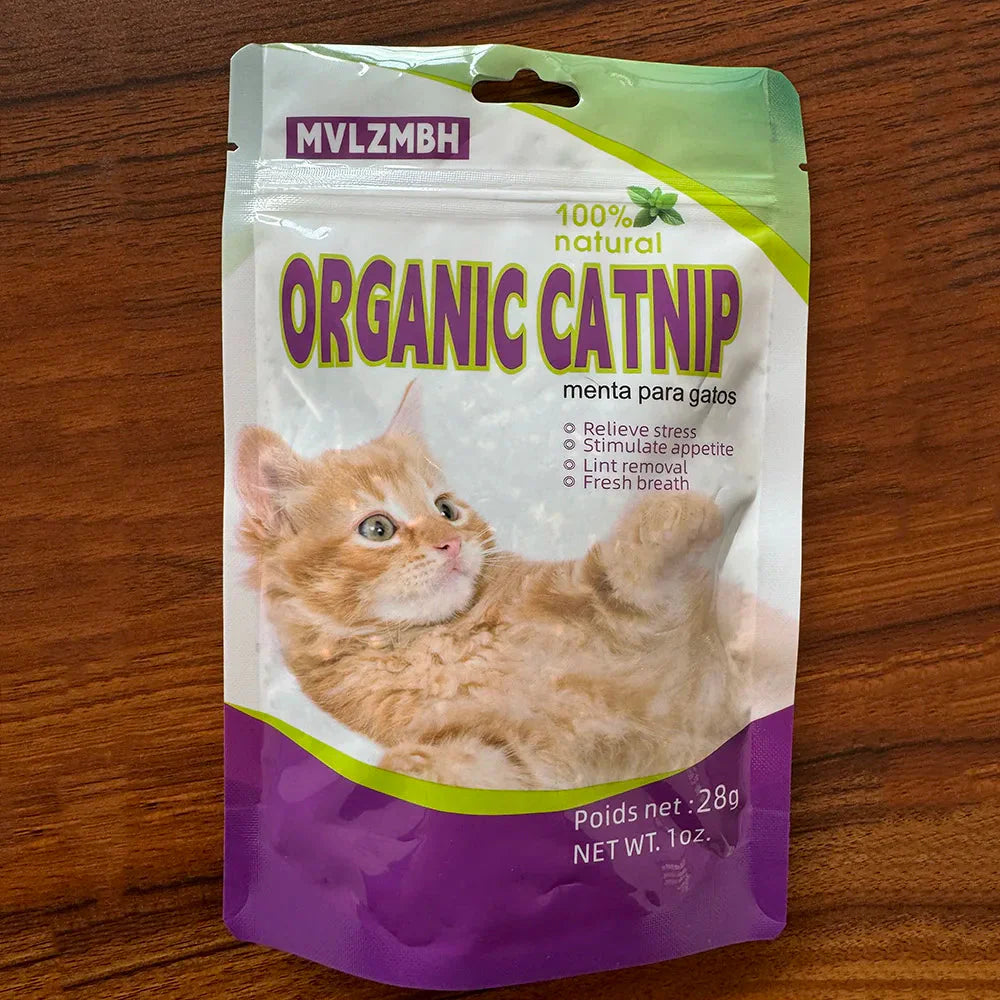 100% Organic Natural Catnip – Fun & Healthy Treat for Cats