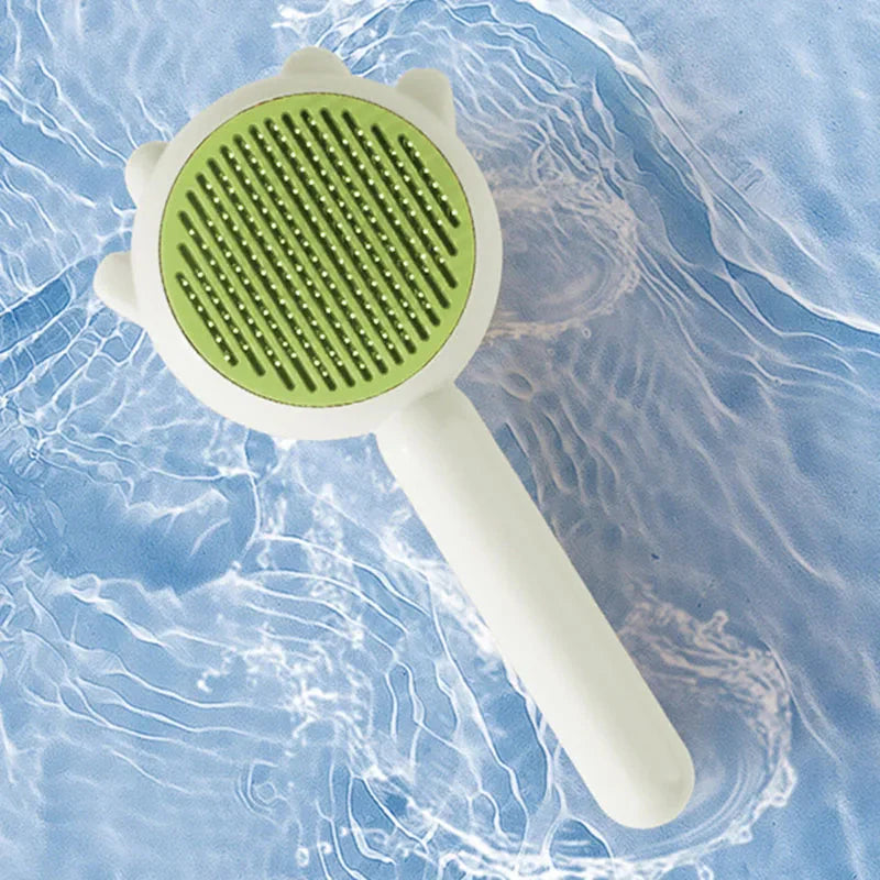Pet Comb for Cats & Dogs - Gentle Grooming & Hair Removal Brush