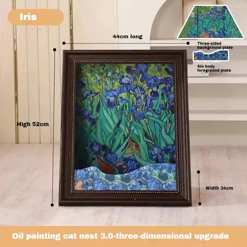 Mona Lisa Cat Scratch Board