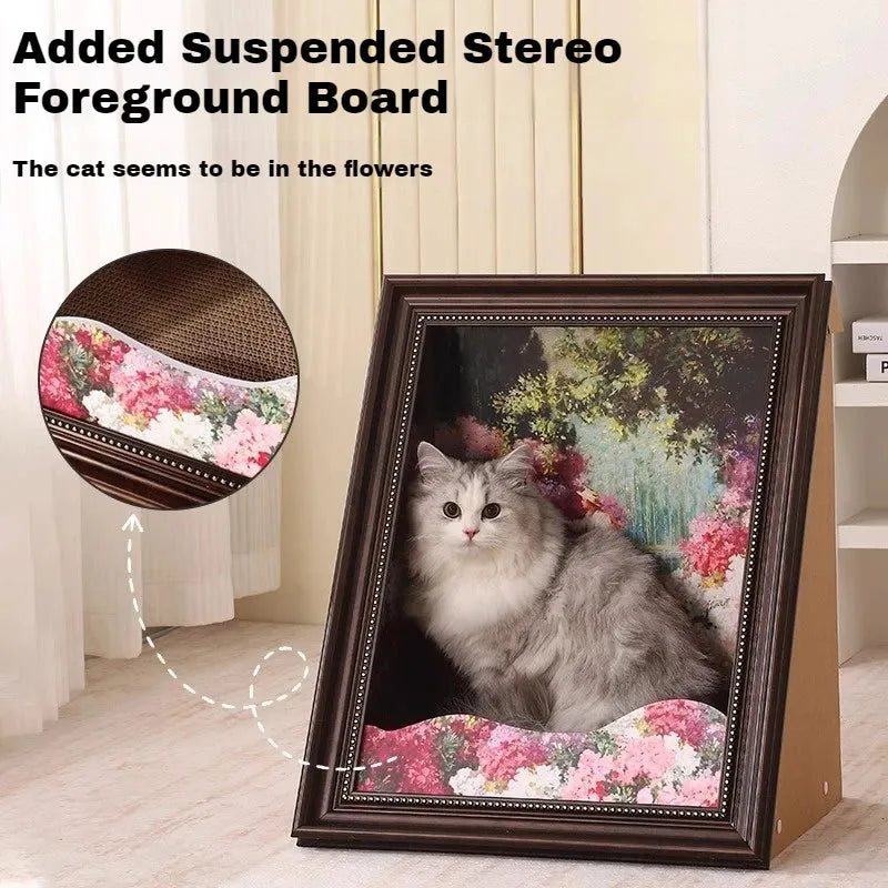 Mona Lisa Cat Scratch Board