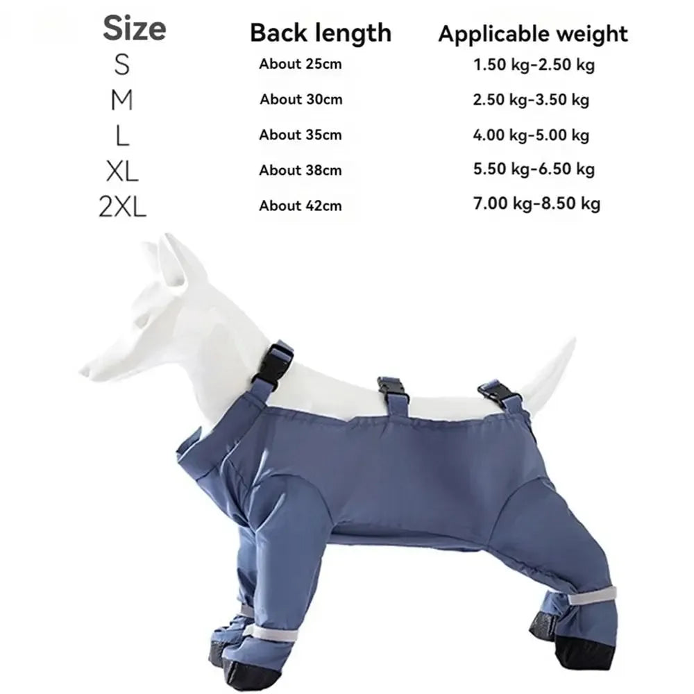 Anti-Dirty Waterproof Dog Jumpsuit