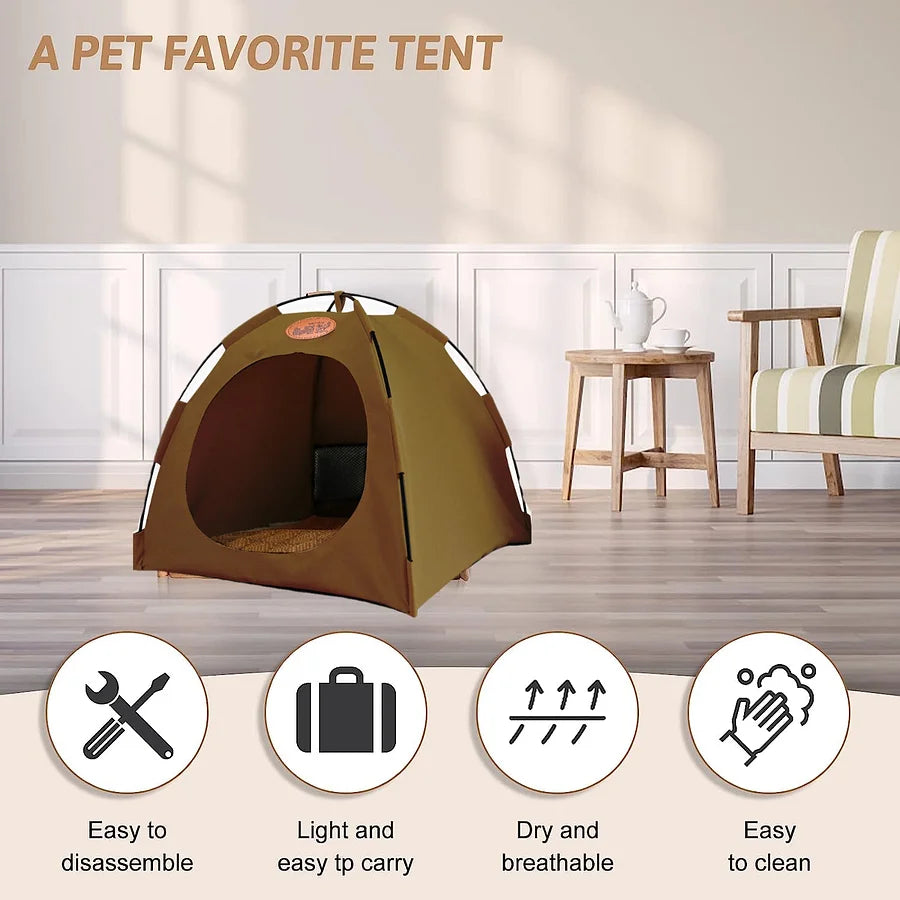 Cat & Dog Tent Pet Bed