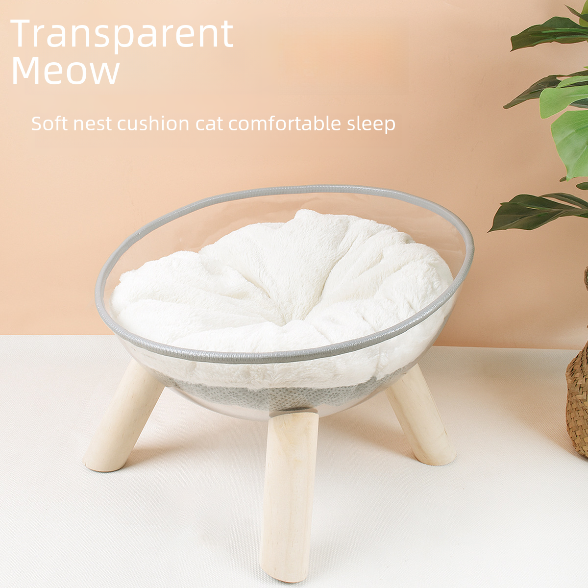 Cat Transparent Space Capsule