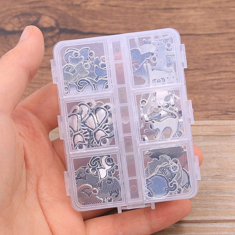 60Pcs Cat Pendant Kit Box