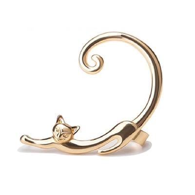 Cat Tail Twist Earring
