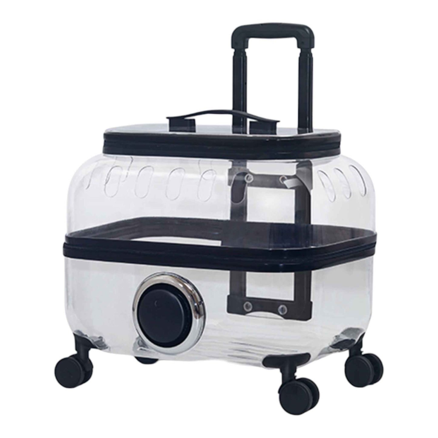 Lovelypetstory® Transparent Pet Travel Trolley