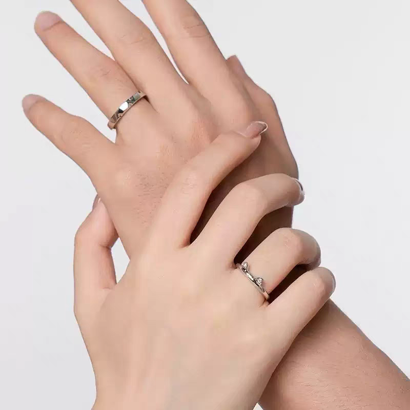 Cute cat style Love Rings!