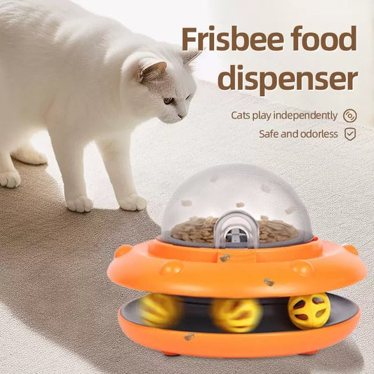 Smart Frisbee Feeder & Orbit Ball – Slow Feeding Pet Toy