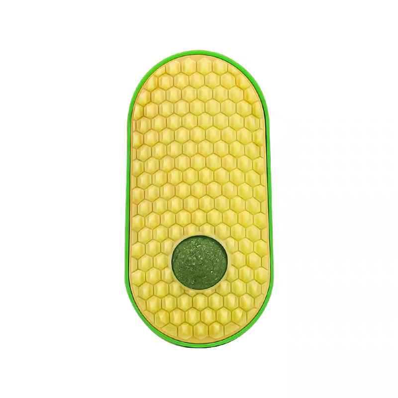 Scratcher with a mint ball