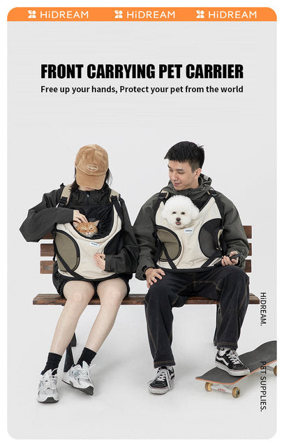 Front Pet Carrier Travel Backpack