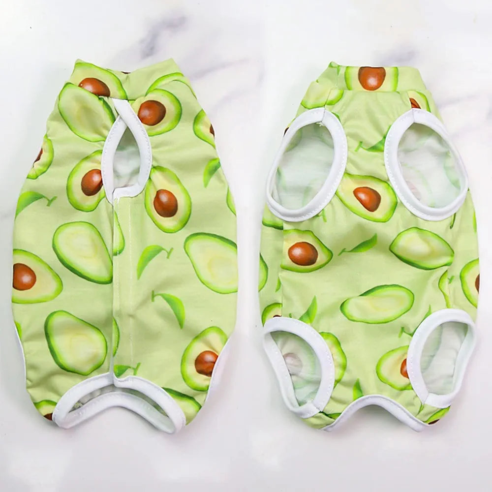 Cat Recovery Suit for Abdominal Wounds or Skin Diseases, Wear After Surgery, Pyjama Suit, E-Collar Alternative for Cats and Small Dogs