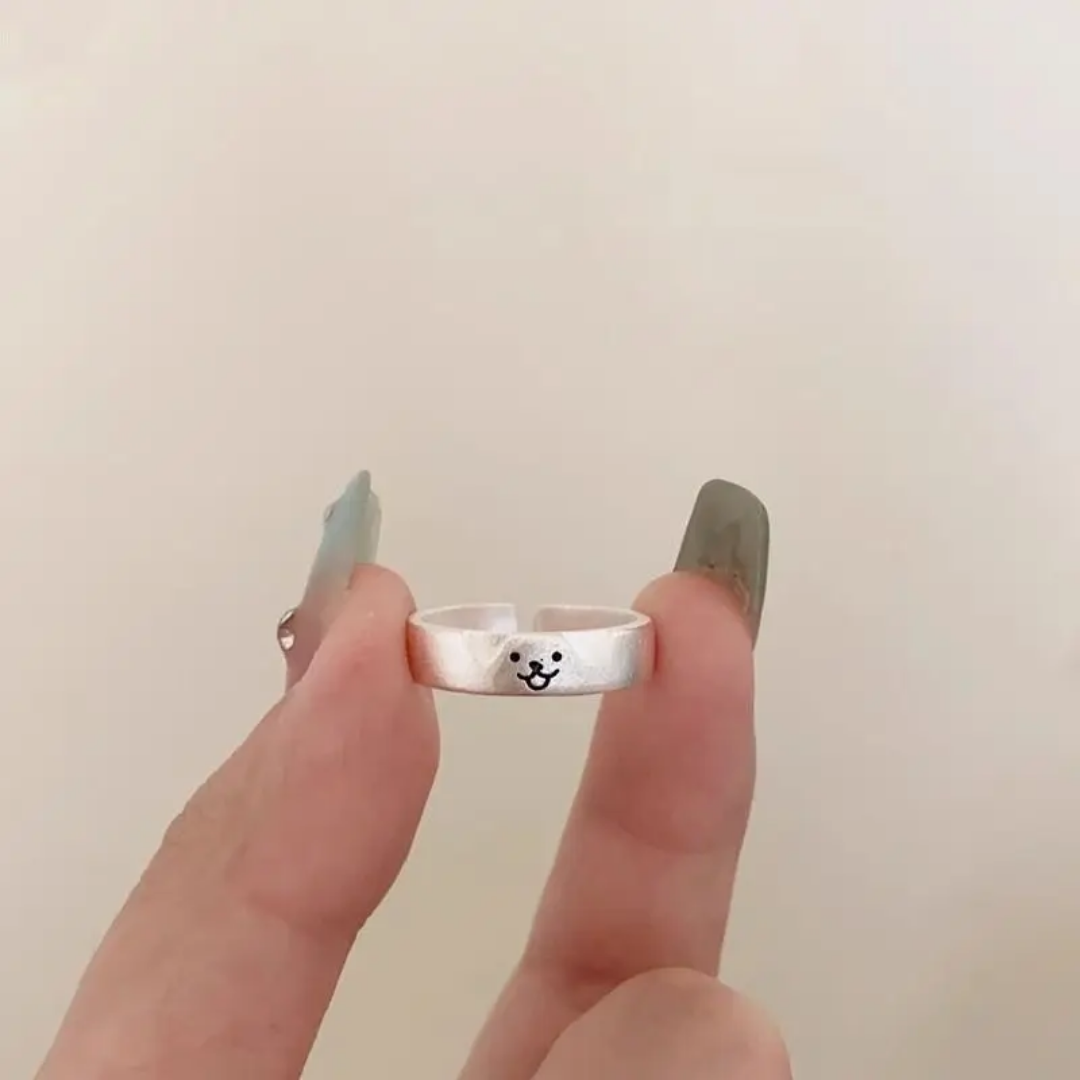 Cute Puppy/Kitty Design Ring