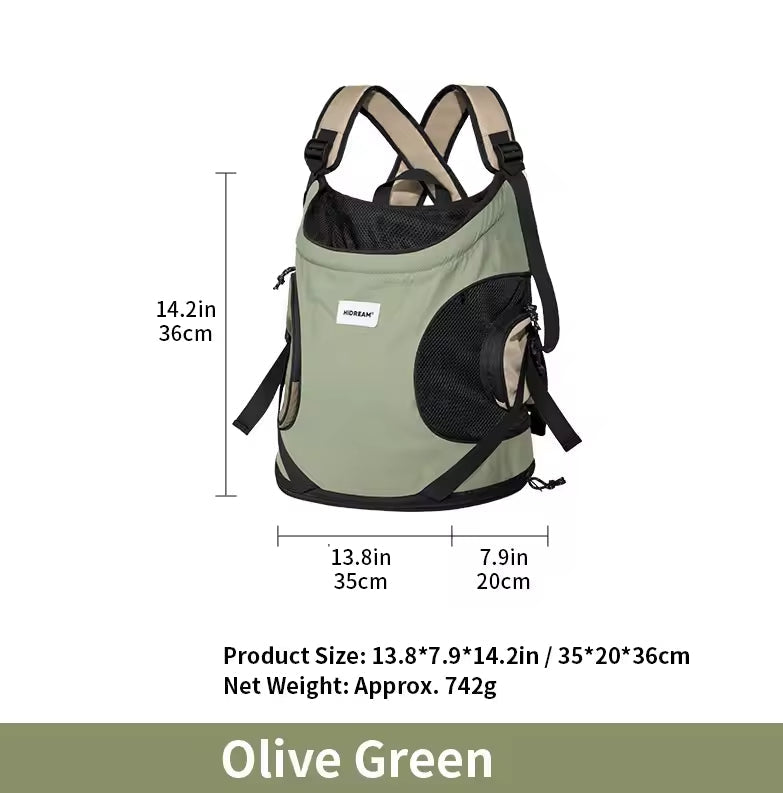 Front Pet Carrier Travel Backpack