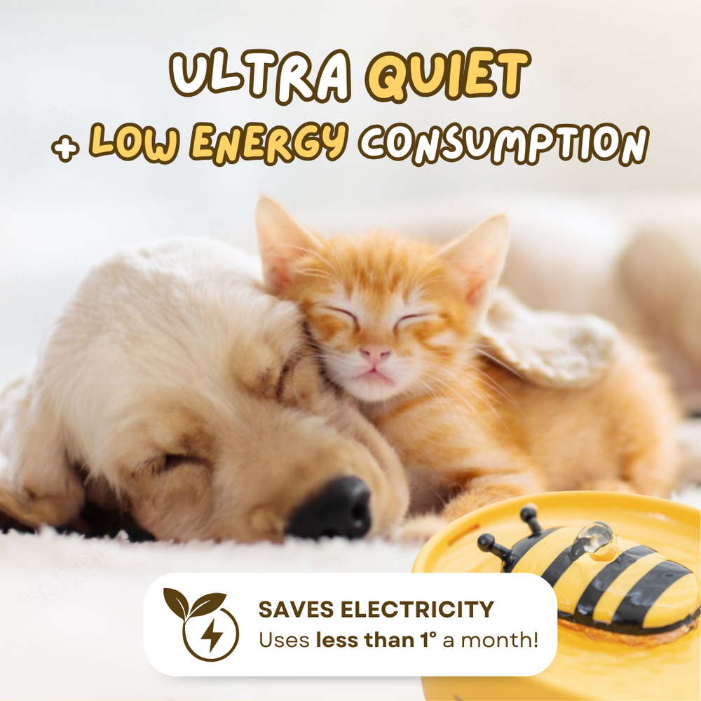 Pet Water bee fountain (4 filters free)
