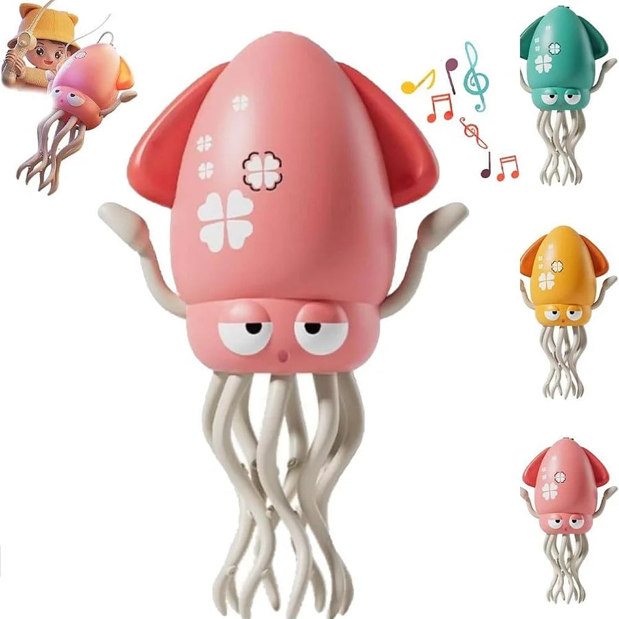 Dancing octopus toy fun electric automatic obstacle avoidance sensor toy