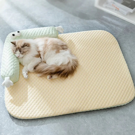 Pet Ice Silk Cooling Mat Summer Cat & Dog