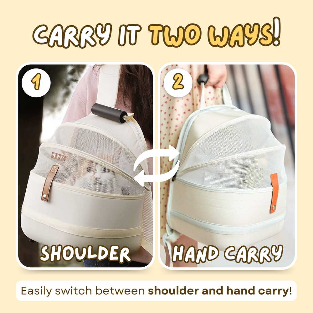 Cat & dog travel backpack