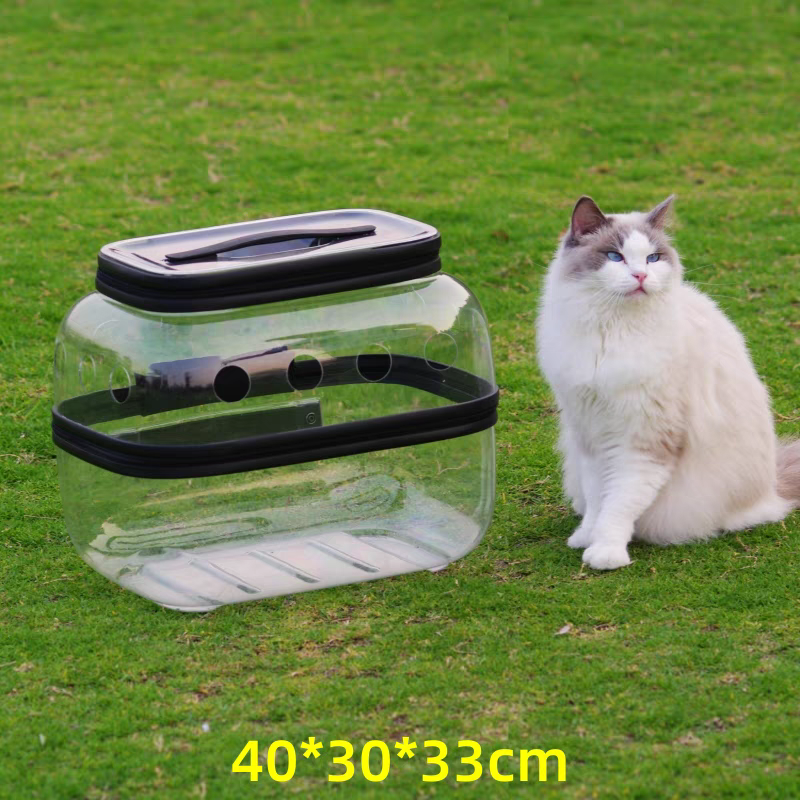 Pet Trolley transparent Suitcase