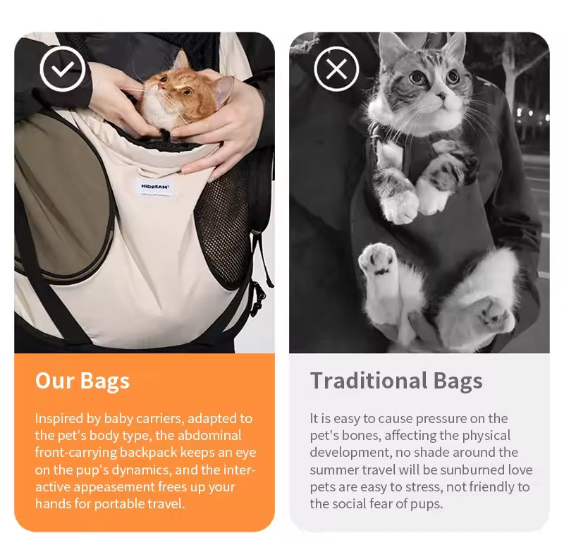 Front Pet Carrier Travel Backpack
