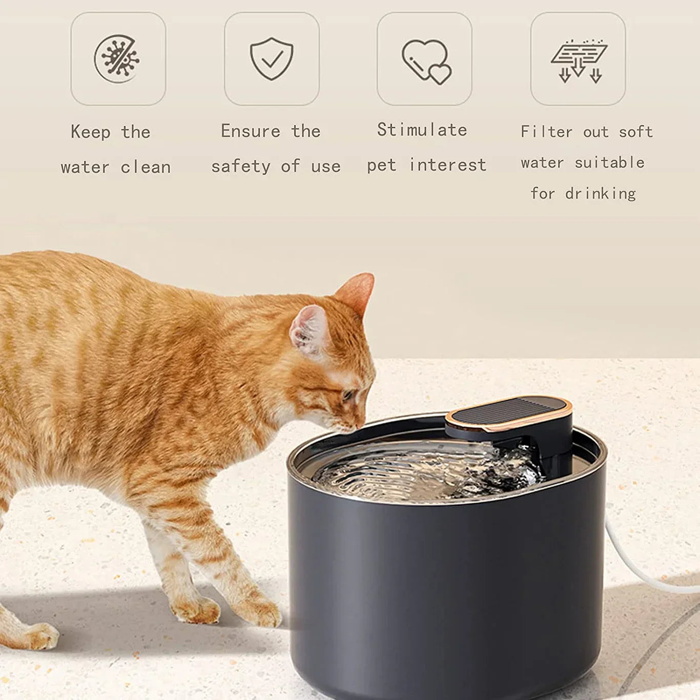 Lovelypetstory® Water Fountain