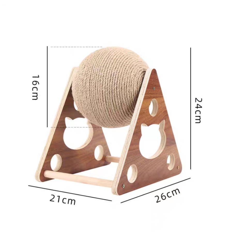 Cat-Powered Renewable Energy Toy – Scratch & Spin Generator