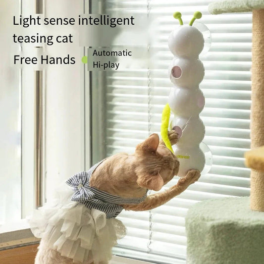 Cat interactive Smart sensor Caterpillar teasing toy
