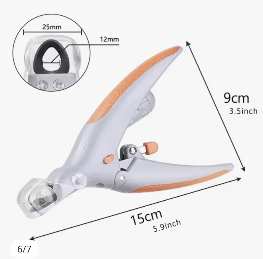 Nail Clipper with LED Light and Magnifying Glass Peludita Flash Sale