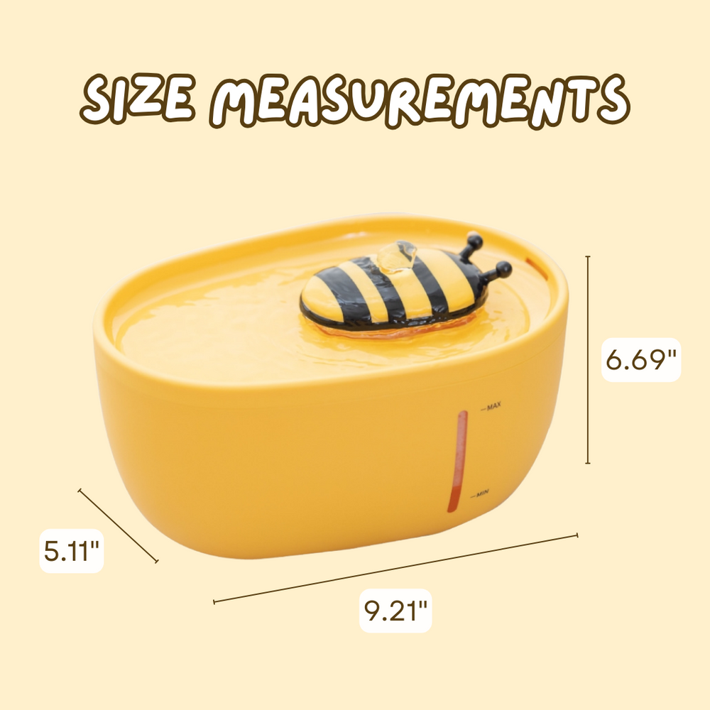 Pet Water bee fountain (4 filters free)