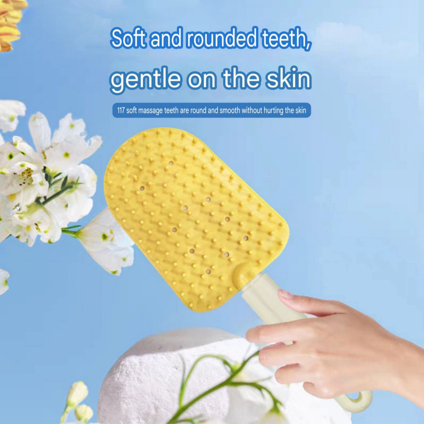 Multifunctional pet ice cream massage comb