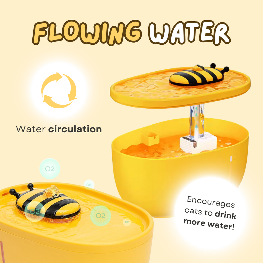 Pet Water bee fountain (4 filters free)