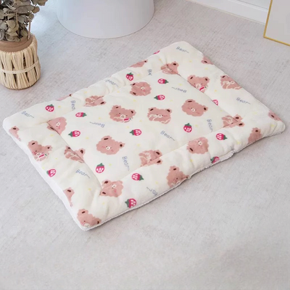 Pet sleeping bed mat warm blanket