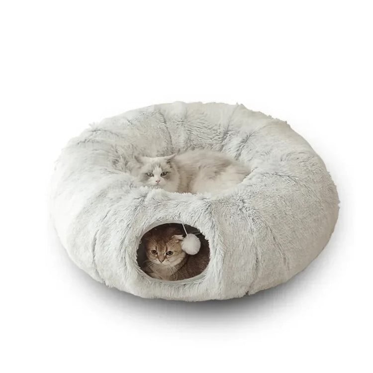 Cat Bed with Tunnel
