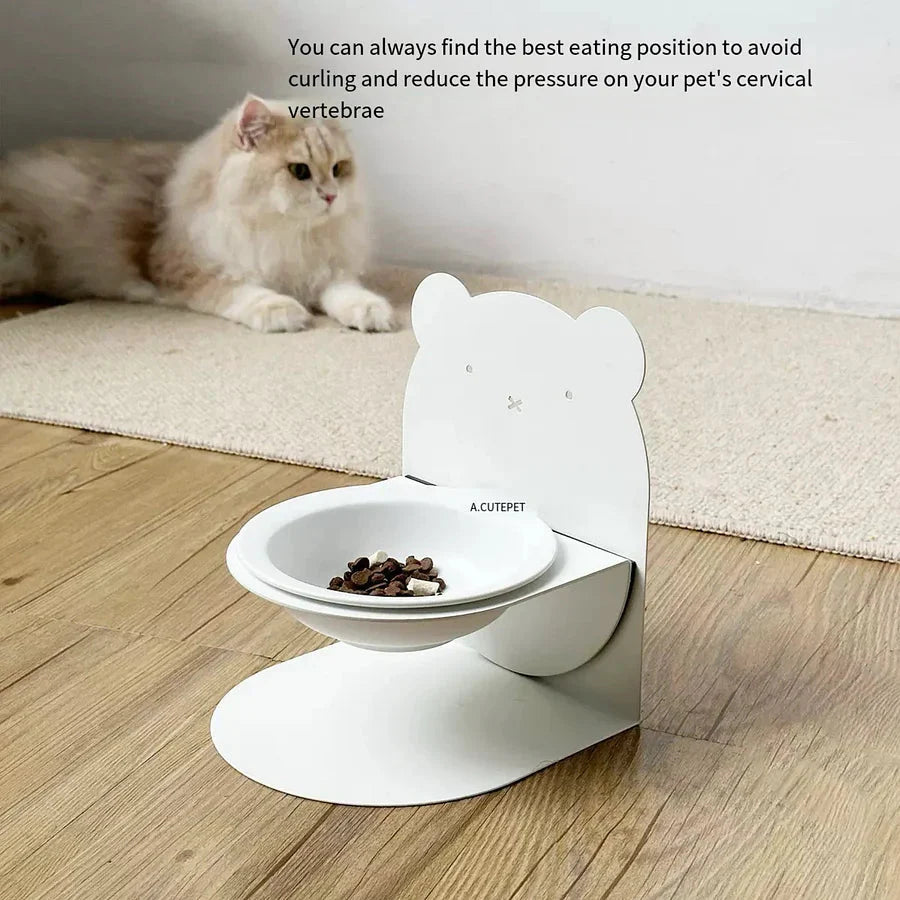 Adjustable Pet ceramic bowl