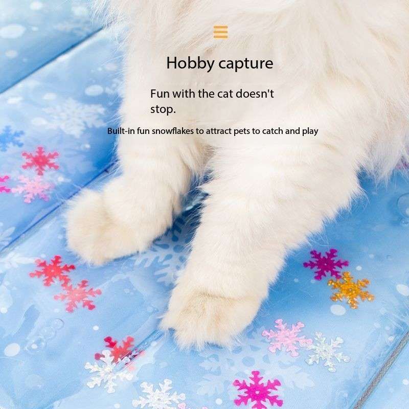 Dual-Sided Pet Cooling Bed – Cold Water Mat & Summer Rattan Pad