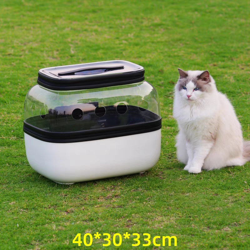 Pet Trolley transparent Suitcase
