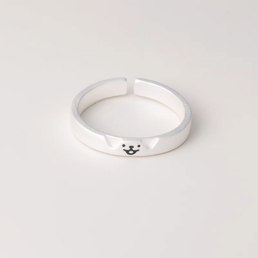 Cute Cat Paw Style Ring (2Pcs)