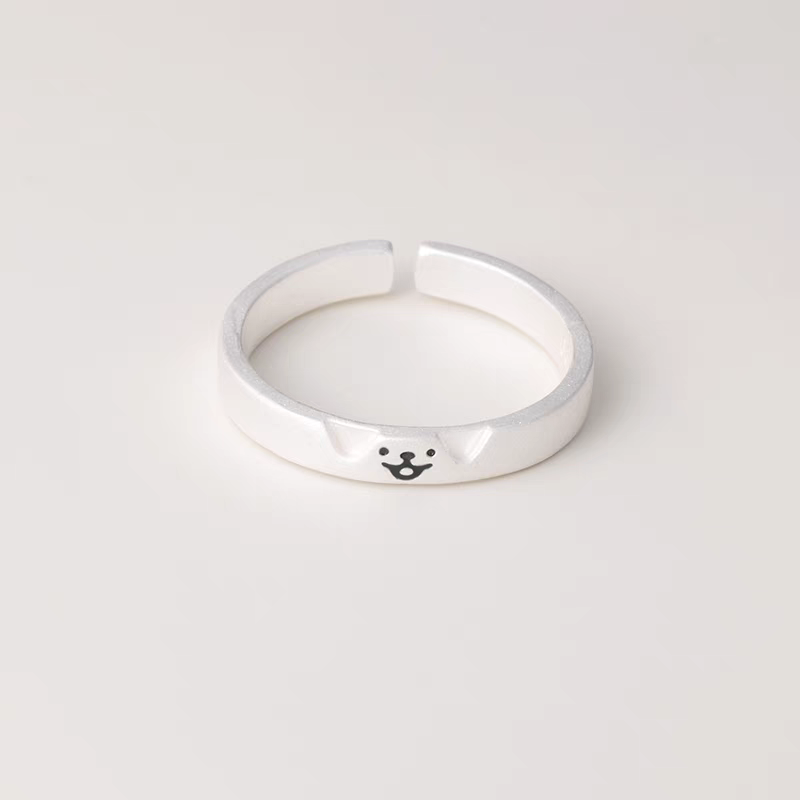 Cute Cat Paw Style Ring (2Pcs)