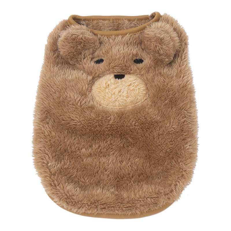 Fluffy Bear Cat Vest
