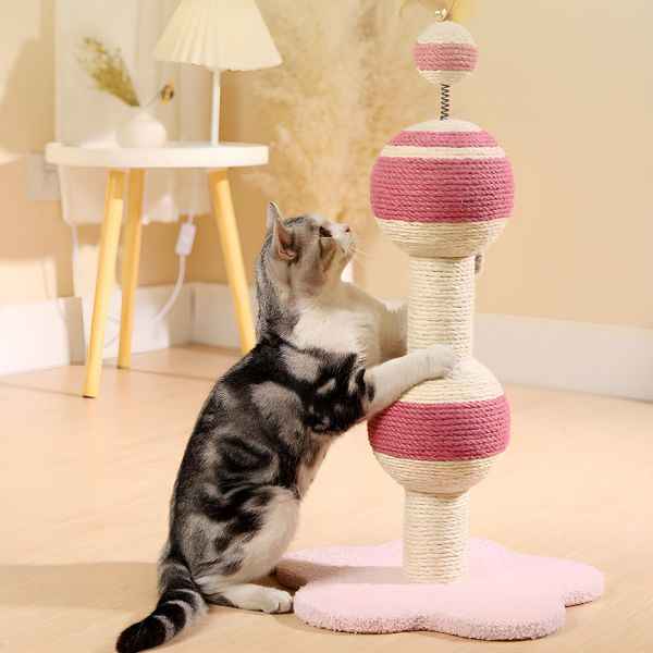 Space capsule cat climbing frame