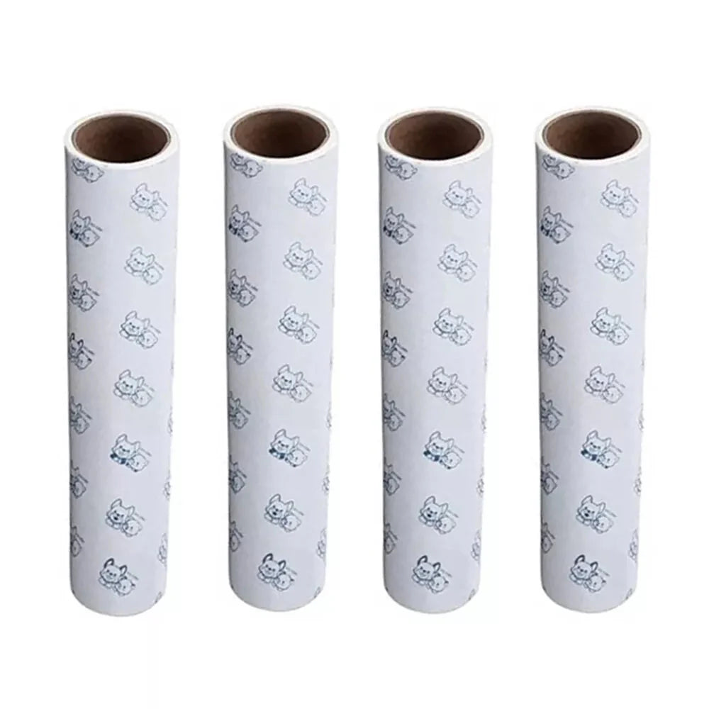 Long Handle Sticky Lint Roller Floor Carpet Clothes Pet Hair Remover